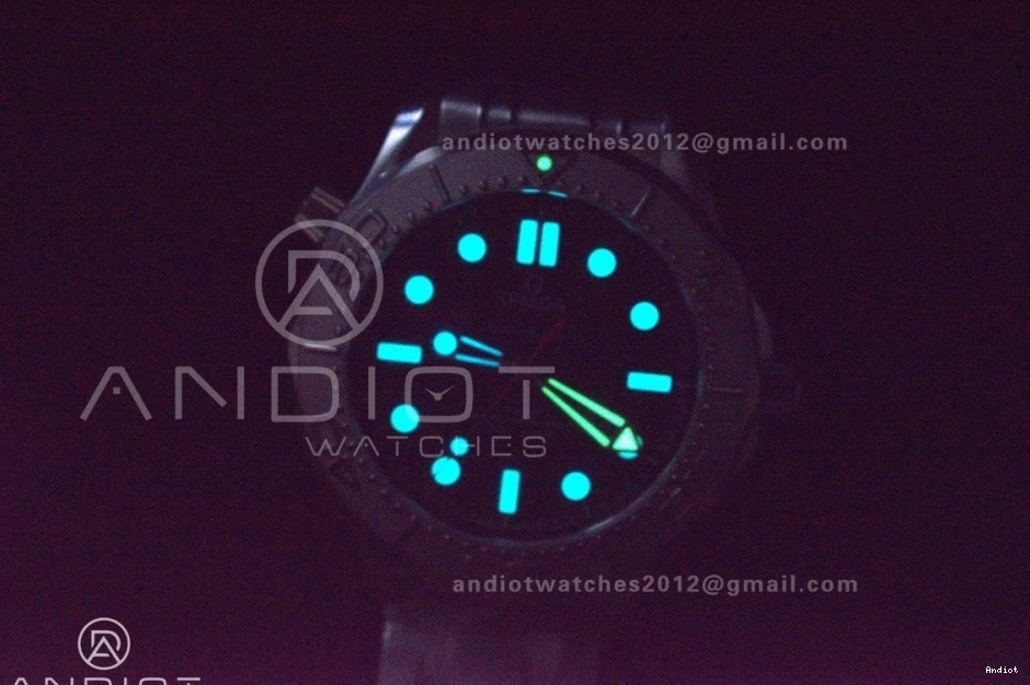 Best Nekton Bracelet Black VSF 300M A8806 Edition Seamaster SS 1:1 Diver Dial on 1231